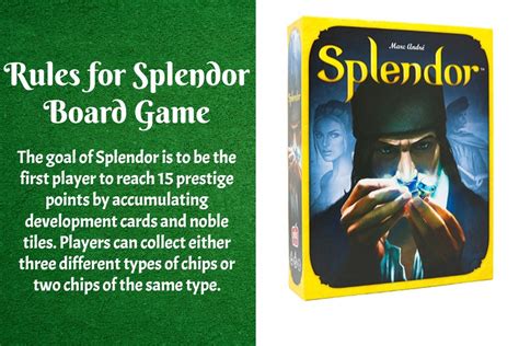 The Rules for Splendor Board Game (Splendor Rules, How to Play).
